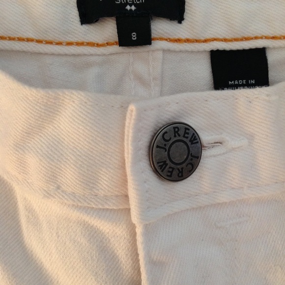 J. Crew White Denim Shorts - Picture 2 of 8